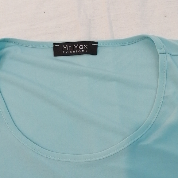 Mr. Max Fashions Spring Blue Cut Out Shoul… - Picture 5 of 11